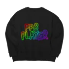 鮫処 祭のFPS PLAYER　ゲーミング Big Crew Neck Sweatshirt