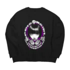 限界破裂 ExplosionLimitの毒娘 Big Crew Neck Sweatshirt