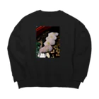 冥王演舞曲の贅沢遺産廃棄物 Big Crew Neck Sweatshirt