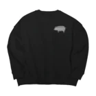 新谷べにのブタ白＋ Big Crew Neck Sweatshirt