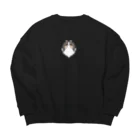 MOCUのsheltie03 Big Crew Neck Sweatshirt