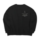 HIGHERのHIGHER original ギザ葉ロゴ Big Crew Neck Sweatshirt