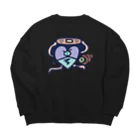 真谷ﾉ助の救急隊員ハートちゃん！ Big Crew Neck Sweatshirt