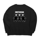 はちよんごの３密さん。 Big Crew Neck Sweatshirt