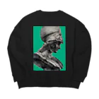 keikororinのplaster figure Big Crew Neck Sweatshirt