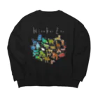 ひこ界ちゃんねるのひこ界ZOOレインボー Big Crew Neck Sweatshirt