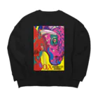 3eyesのZODIAC ox（丑） Big Crew Neck Sweatshirt