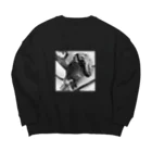 -REIKA-のガーゴイルゲッコーの神威デザイン Big Crew Neck Sweatshirt