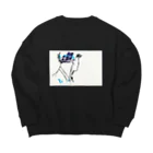 ドーナツ屋の遠い目 Big Crew Neck Sweatshirt