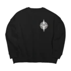Mandala-Kissの曼荼羅限定デザインアイテム Big Crew Neck Sweatshirt