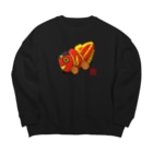 ももよりの鯛車 Big Crew Neck Sweatshirt