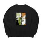 chai_fujitaのJasminum Big Crew Neck Sweatshirt