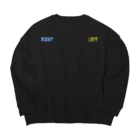 YUNIGEJYOのRIGHT&LEFT Big Crew Neck Sweatshirt