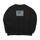 あおみの丘のフジふらわーーー蒼 Big Crew Neck Sweatshirt