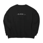 くるまのひらがな令和ロマン Big Crew Neck Sweatshirt