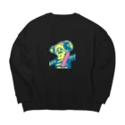 福ハナ夫（フクハナ商店）公式のトイレット兄弟の兄のほう Big Crew Neck Sweatshirt