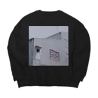 PORTONE, ART, LABORATORY.のBlue Factory Big Crew Neck Sweatshirt