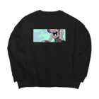 腸内５億個の乳酸菌の休憩メイド Big Crew Neck Sweatshirt