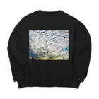 DAIPUKUの夕焼け曇 Big Crew Neck Sweatshirt