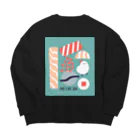 週末北欧部のHAVE A NICE SUSHI Big Crew Neck Sweatshirt