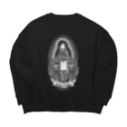 SAUNA ZOMBIESのSAUNA ZOMBIES- Praying Skeleton SweatShirts- ビッグシルエットスウェット