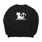 IKARINEKO(いかりねこ)のIKARINEKO(いかりねこ) Big Crew Neck Sweatshirt