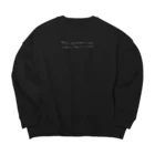 とりとめのない話のとりとめのない話 Big Crew Neck Sweatshirt