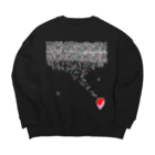 a-stilbe (アスチルベ)のひとつずつ、愛を Big Crew Neck Sweatshirt