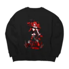 Aνruneの悪魔メノン Big Crew Neck Sweatshirt