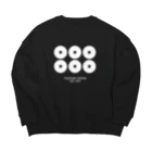 戦国神社 -戦国グッズ専門店-の真田幸村【六文銭/生誕死没】 Big Crew Neck Sweatshirt