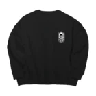 PoooompadoooourのGRAY SCALE エンブレム Big Crew Neck Sweatshirt