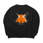 イラスト MONYAAT のメンダコUFO Big Crew Neck Sweatshirt