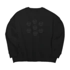 ナオ / CandyLip店の七つのドクロ Big Crew Neck Sweatshirt