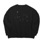 プラネコリウムのくじゃく座(88星座シリーズ) Big Crew Neck Sweatshirt