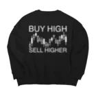 AURA_HYSTERICAのBuy high, sell higher Big Crew Neck Sweatshirt