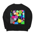 でおきしりぼ子の実験室の蛍火の残像ー正方形 Big Crew Neck Sweatshirt