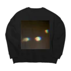 でおきしりぼ子の実験室の光の足跡-正方形 Big Crew Neck Sweatshirt