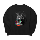 9's shopのCOZ04 Big Crew Neck Sweatshirt