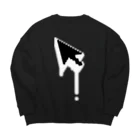 INA GraphicのDrip Cursor Big Crew Neck Sweatshirt