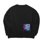 SHO KOBAYASHIのBack space Big Crew Neck Sweatshirt