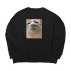 ★社不シスターズ★のうちのふてぶてしいねこ Big Crew Neck Sweatshirt