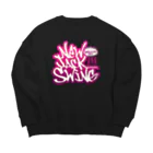 FOXY COLORSのNew Jack Swing pink ビッグシルエットスウェット