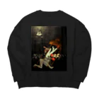 minorysの夜毎ひらく、 Big Crew Neck Sweatshirt