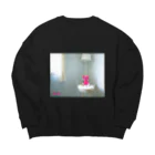 PostPet Official Shopのミニモモ Big Crew Neck Sweatshirt