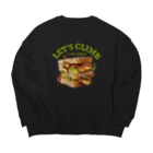 HIGEQLOのClimbing c-sandwich Big Crew Neck Sweatshirt