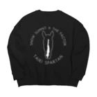 TaikiRacingClubShopのmarulogo【SPA】siro Big Crew Neck Sweatshirt