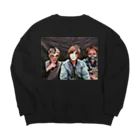 MSレッドカーペットのエンディングデザイン Big Crew Neck Sweatshirt