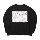 SANKAKU DESIGN STOREの表/A ハッピーサモエドセット！ Big Crew Neck Sweatshirt