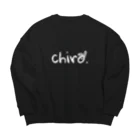 chiro.のchiroのロゴ Big Crew Neck Sweatshirt