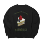 パティスリーハーモニカのハーモニカショートケーキ Big Crew Neck Sweatshirt